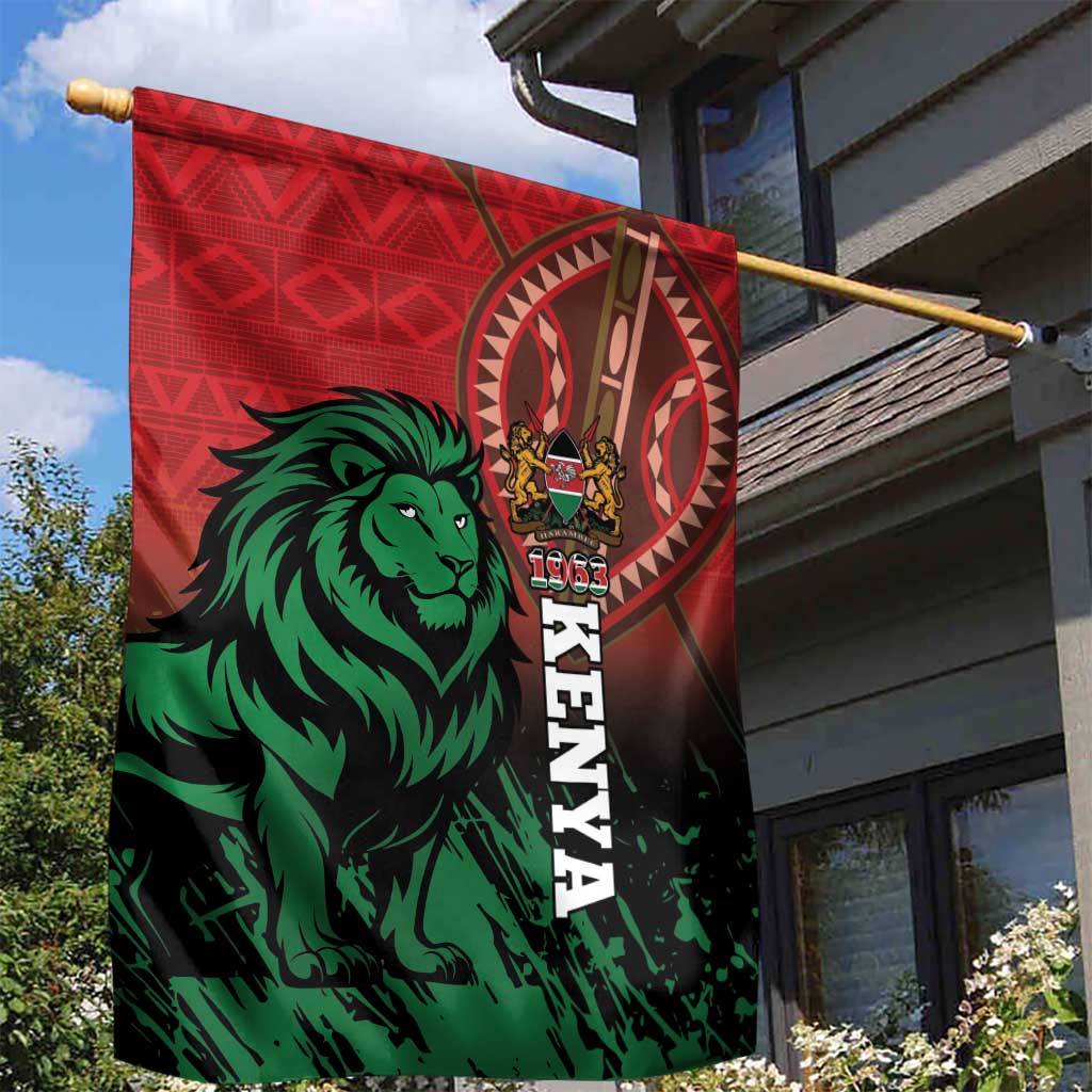 Kenya Independence Day Garden Flag Jamhuri ya Kenya 1963 - African Pattern LT14