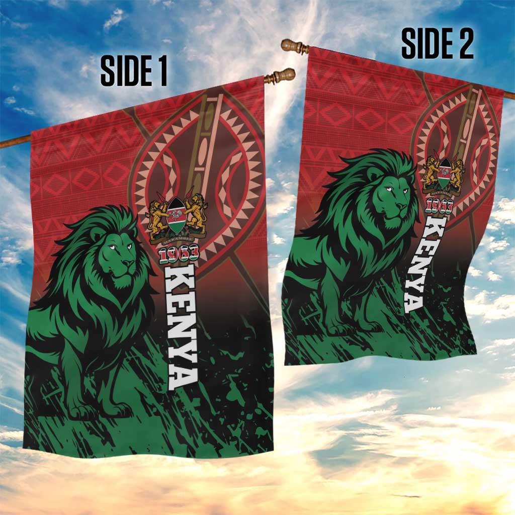 Kenya Independence Day Garden Flag Jamhuri ya Kenya 1963 - African Pattern LT14