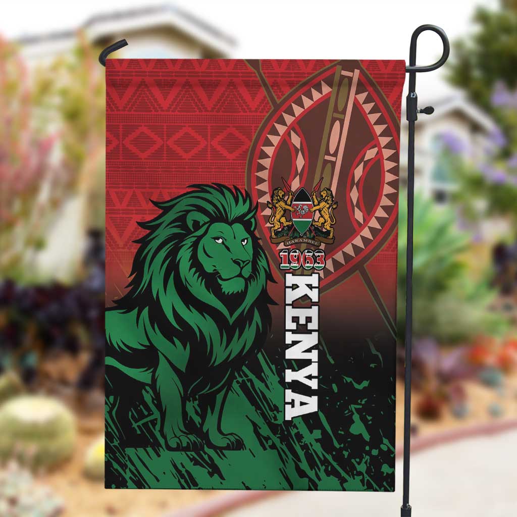 Kenya Independence Day Garden Flag Jamhuri ya Kenya 1963 - African Pattern LT14