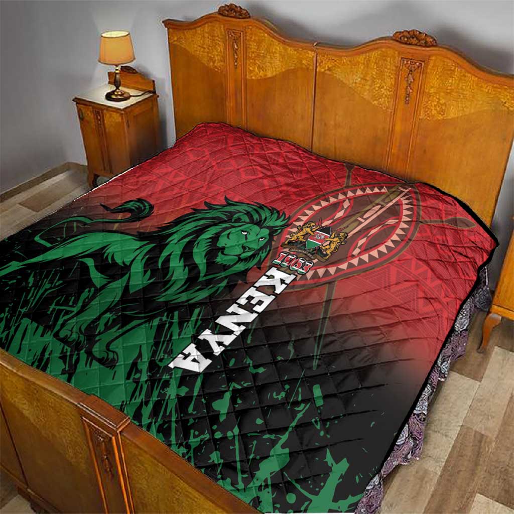 Kenya Independence Day Quilt Jamhuri ya Kenya 1963 - African Pattern LT14