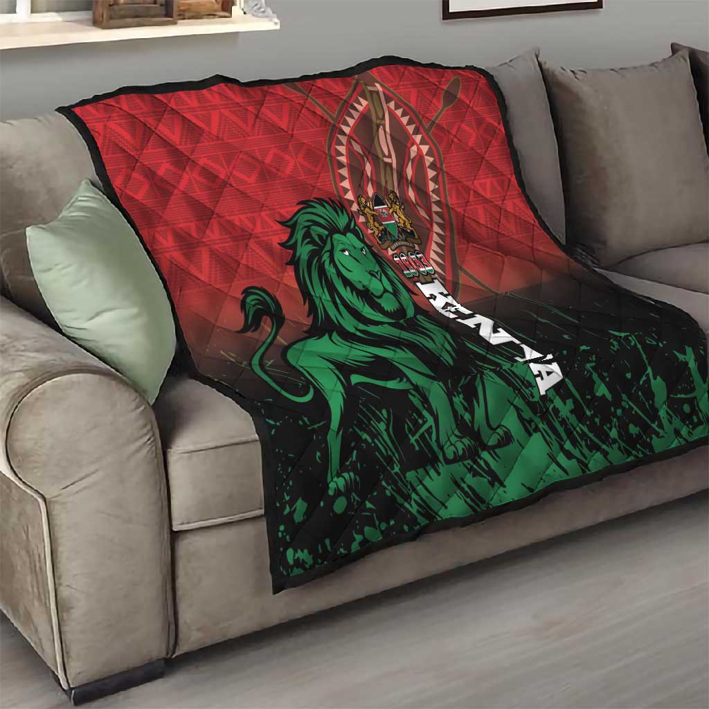 Kenya Independence Day Quilt Jamhuri ya Kenya 1963 - African Pattern LT14