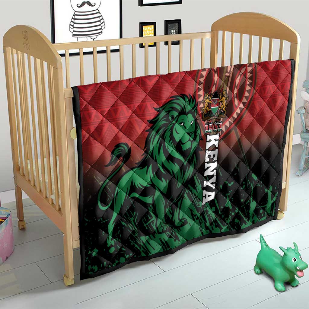 Kenya Independence Day Quilt Jamhuri ya Kenya 1963 - African Pattern LT14