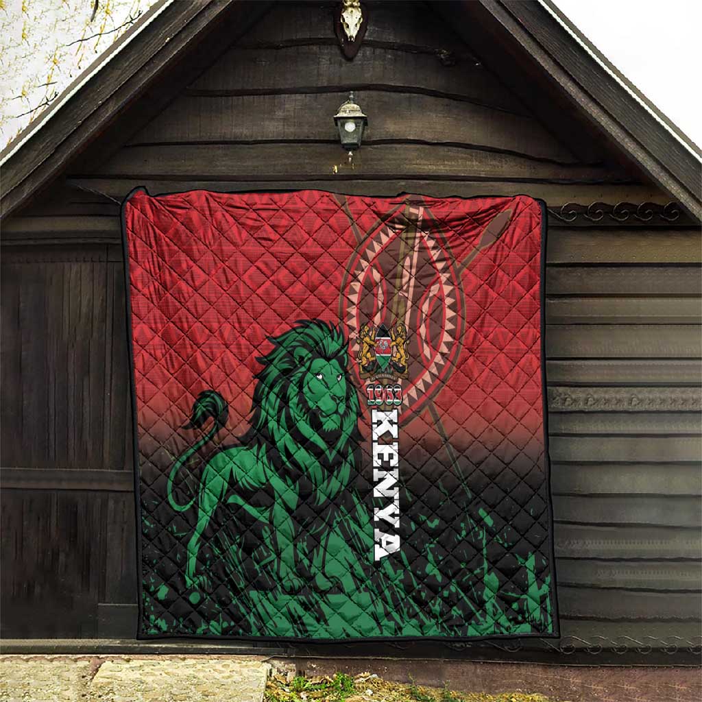 Kenya Independence Day Quilt Jamhuri ya Kenya 1963 - African Pattern LT14