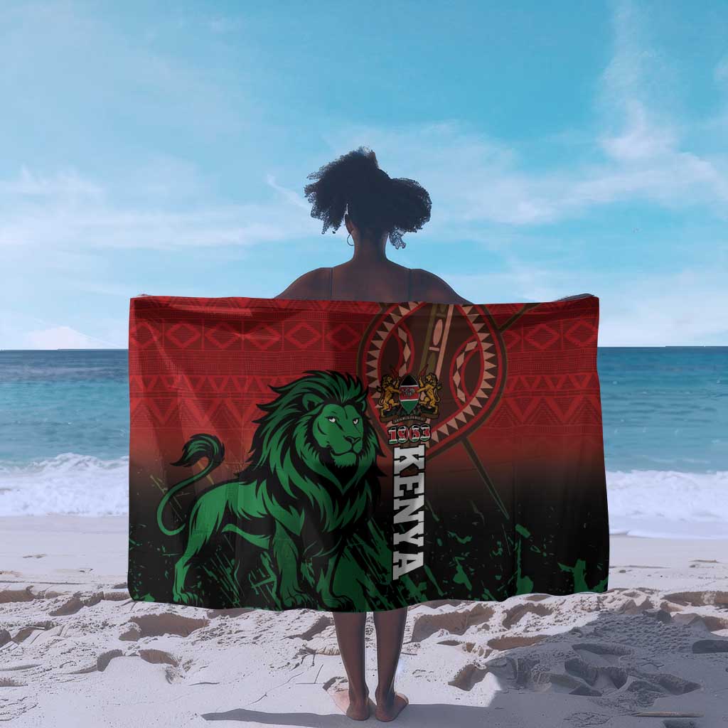 Kenya Independence Day Sarong Jamhuri ya Kenya 1963 - African Pattern LT14