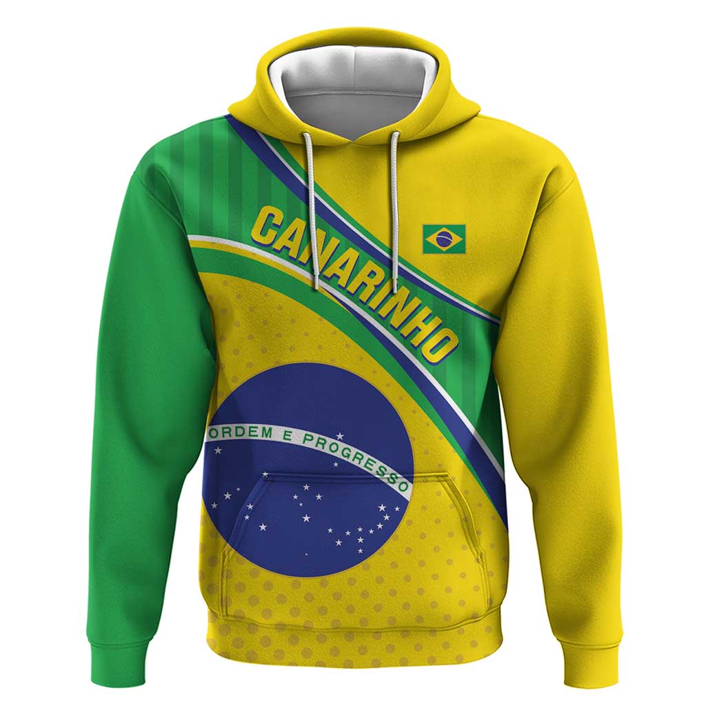Custom Brazil Football Hoodie Vamos Canarinho LT14