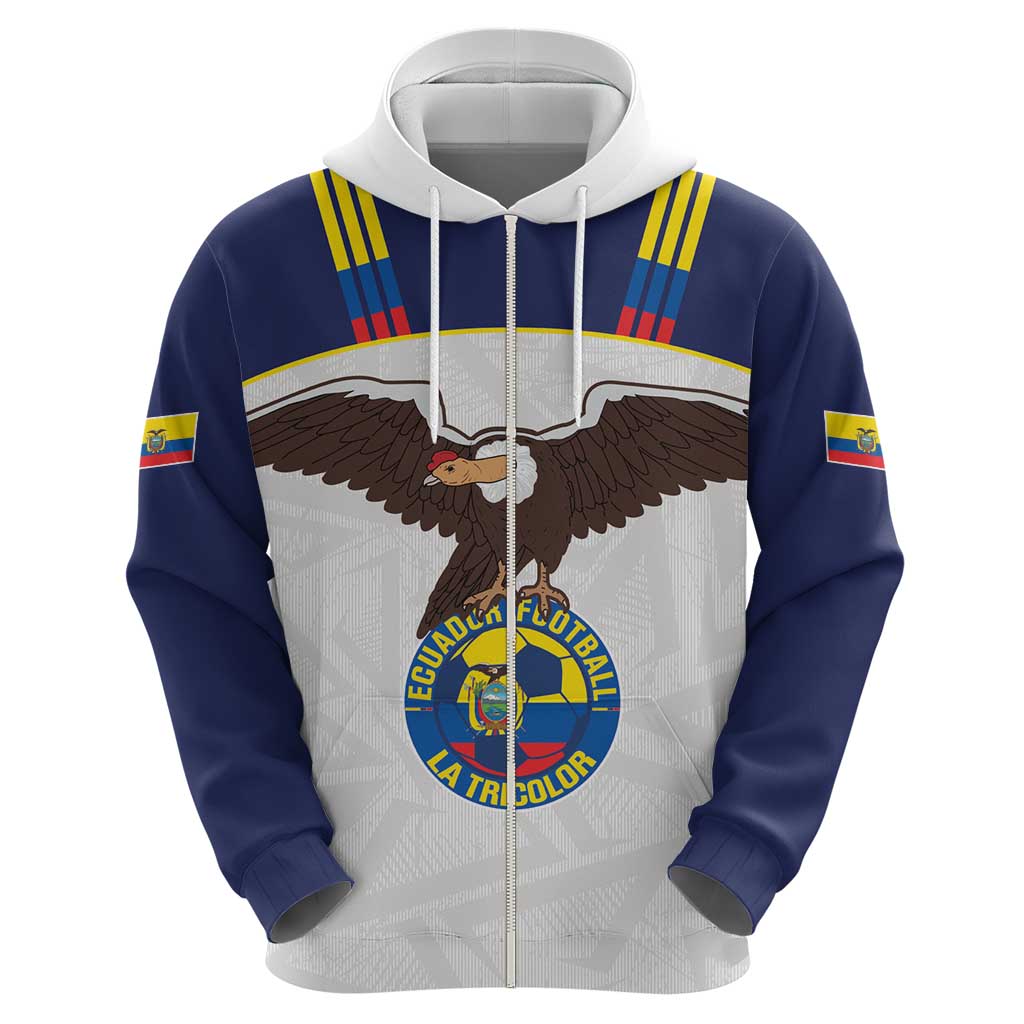 Custom Ecuador Football Hoodie La Tri Go Champions Condor Style LT14