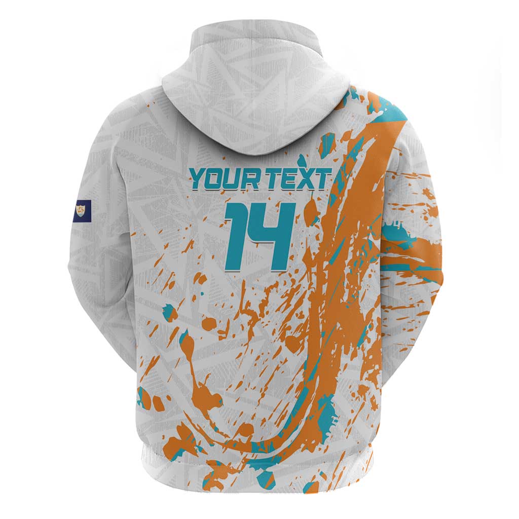 Custom Anguilla Football Hoodie Go Champions Grunge Style LT14