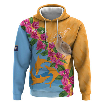 Anguilla Hoodie Coat Of Arms With Zenaida Dove LT14