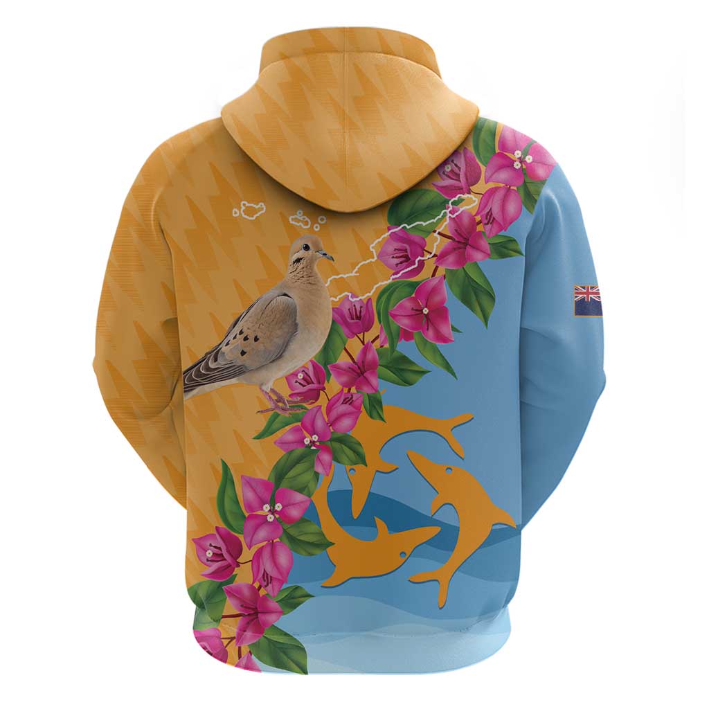 Anguilla Hoodie Coat Of Arms With Zenaida Dove LT14
