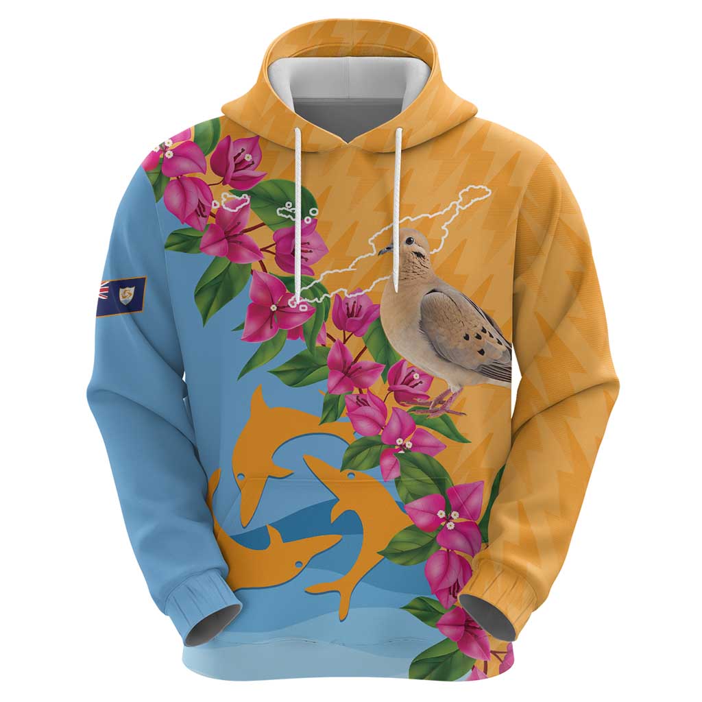Anguilla Hoodie Coat Of Arms With Zenaida Dove LT14
