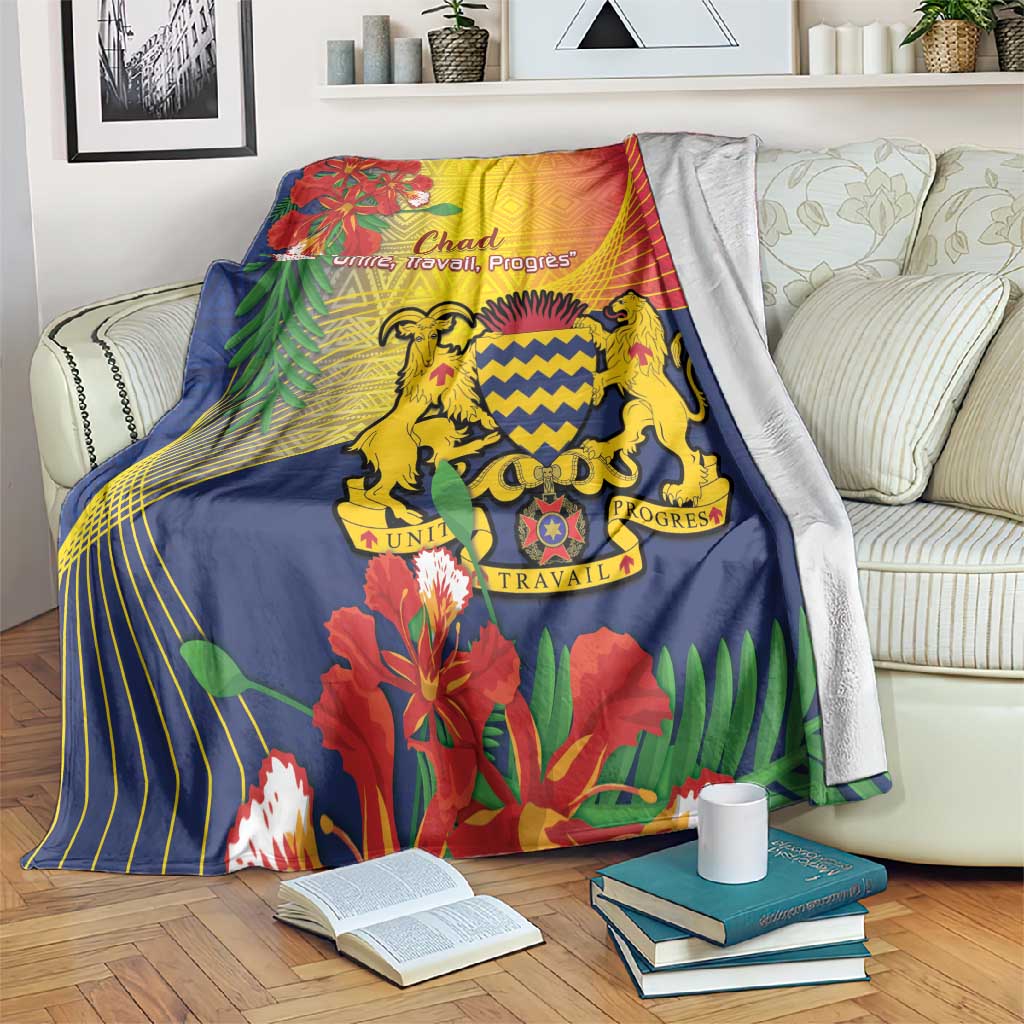 Chad Independence Day Blanket Happy 64 Years Of Independence LT14