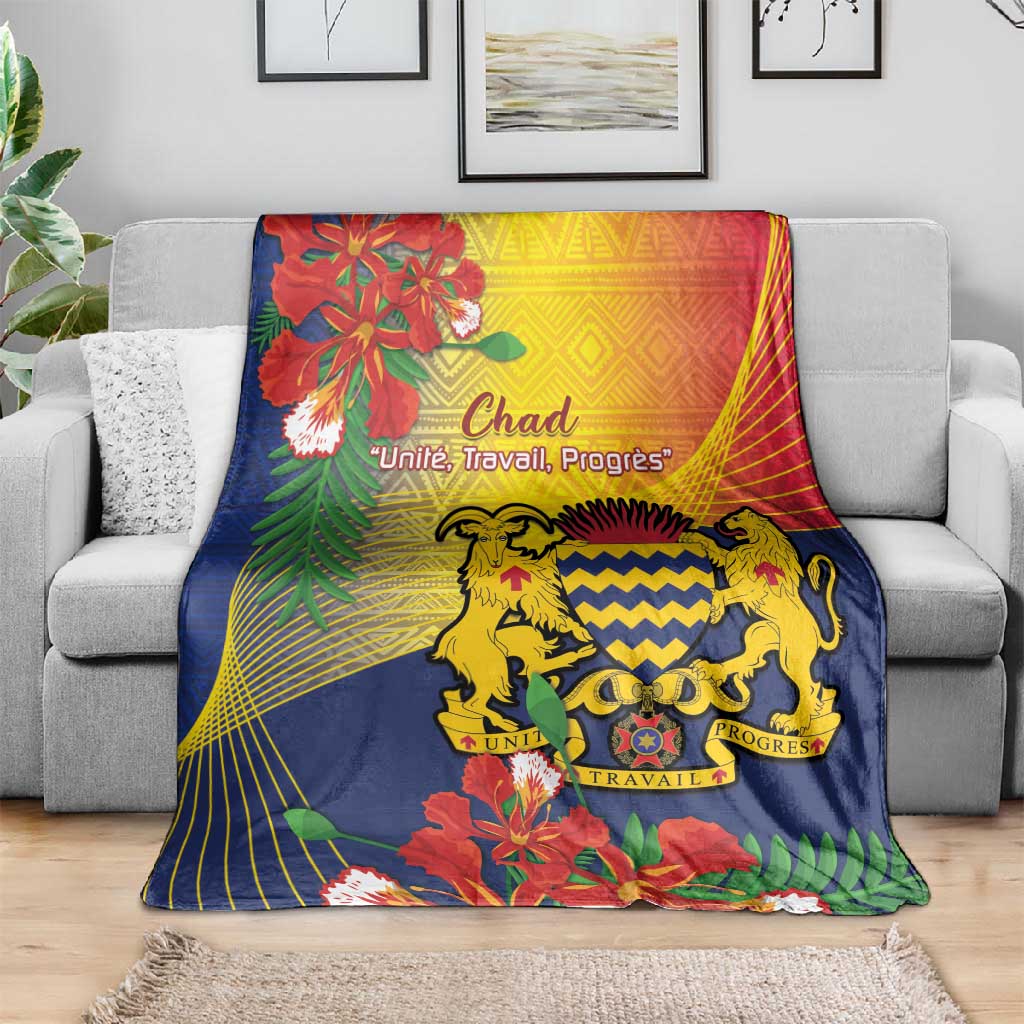 Chad Independence Day Blanket Happy 64 Years Of Independence LT14