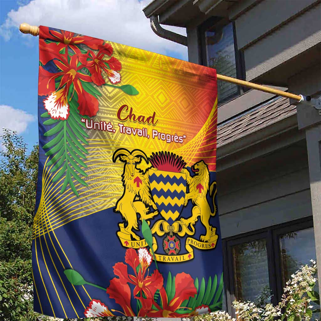 Chad Independence Day Garden Flag Happy 64 Years Of Independence LT14