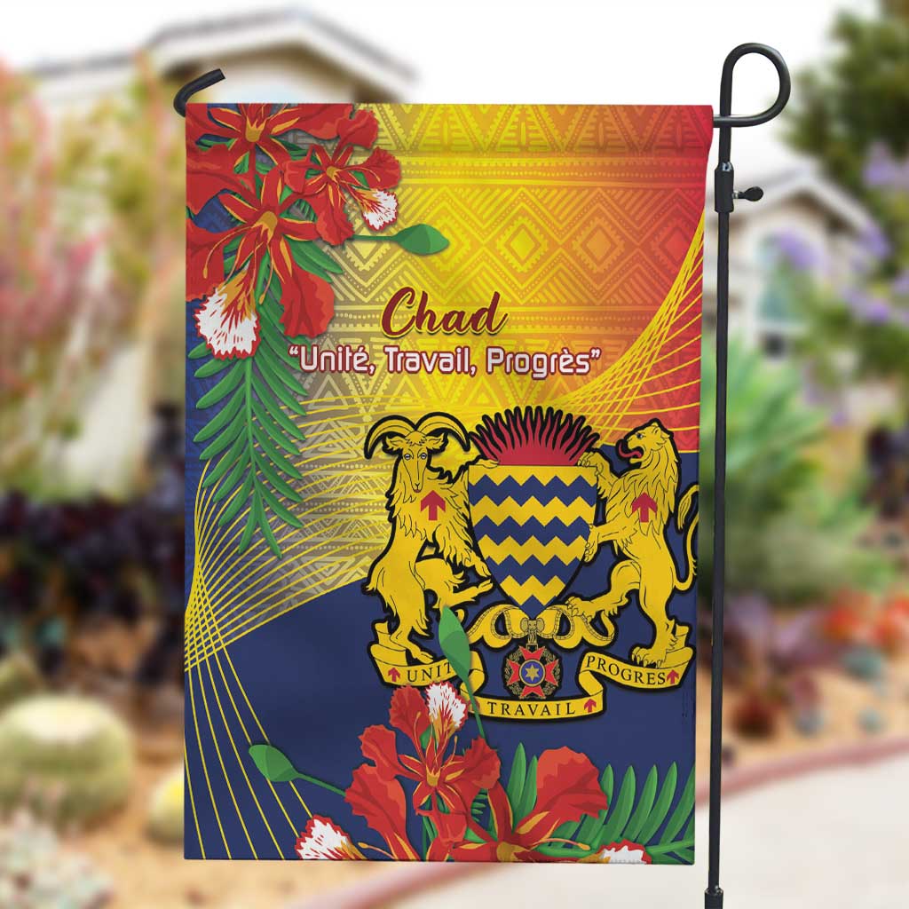 Chad Independence Day Garden Flag Happy 64 Years Of Independence LT14