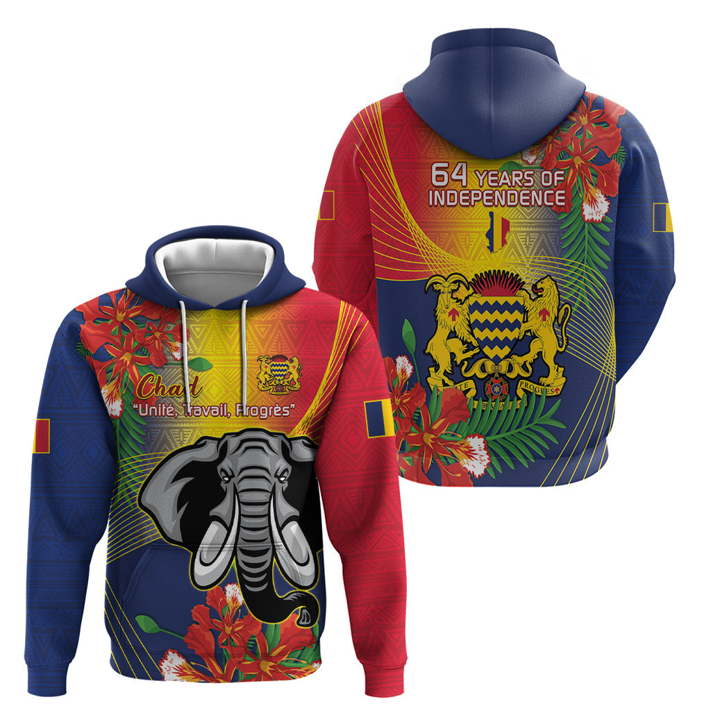 Chad Independence Day Hoodie Happy 64 Years Of Independence LT14