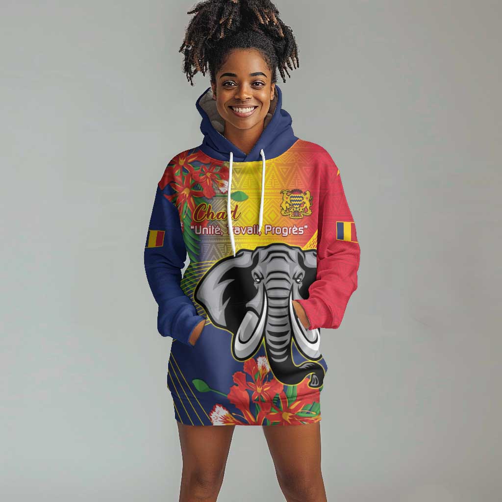 Chad Independence Day Hoodie Dress Happy 64 Years Of Independence LT14