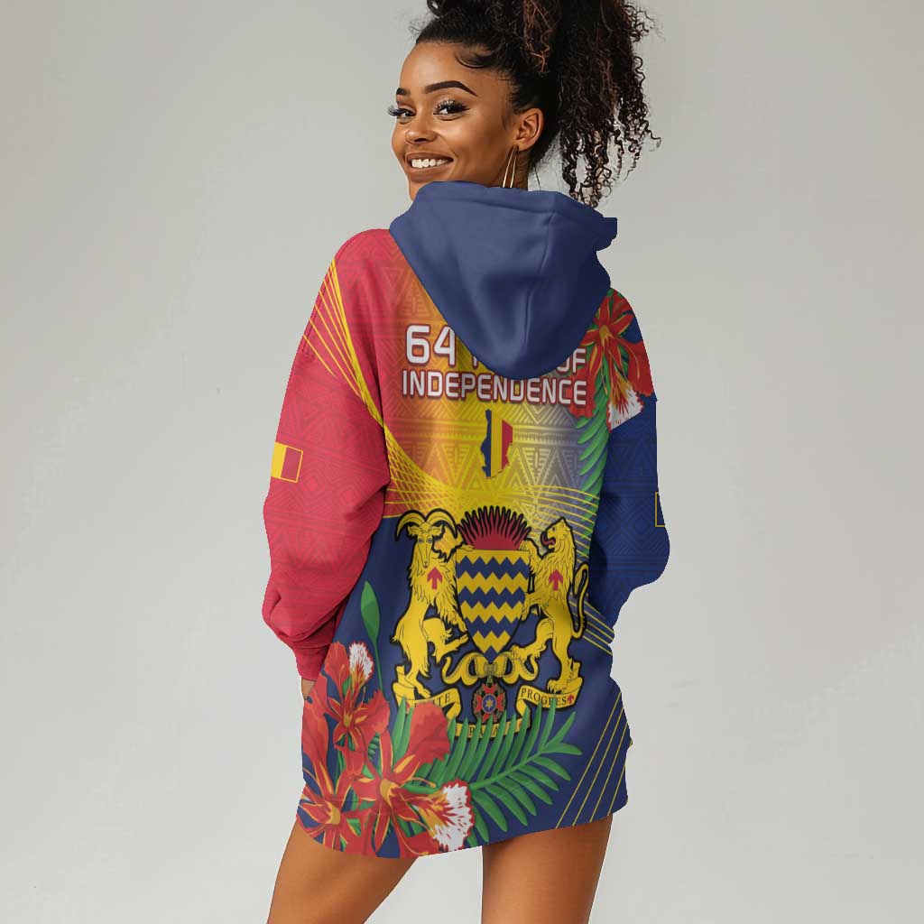 Chad Independence Day Hoodie Dress Happy 64 Years Of Independence LT14