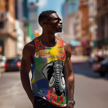 Chad Independence Day Men Tank Top Happy 64 Years Of Independence LT14
