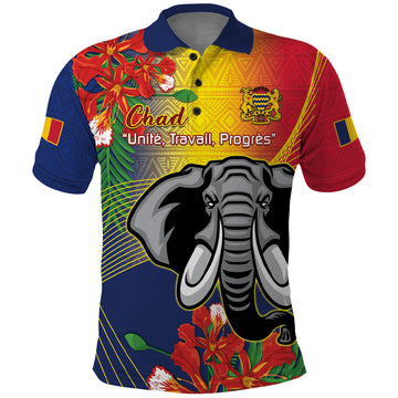 Chad Independence Day Polo Shirt Happy 64 Years Of Independence LT14
