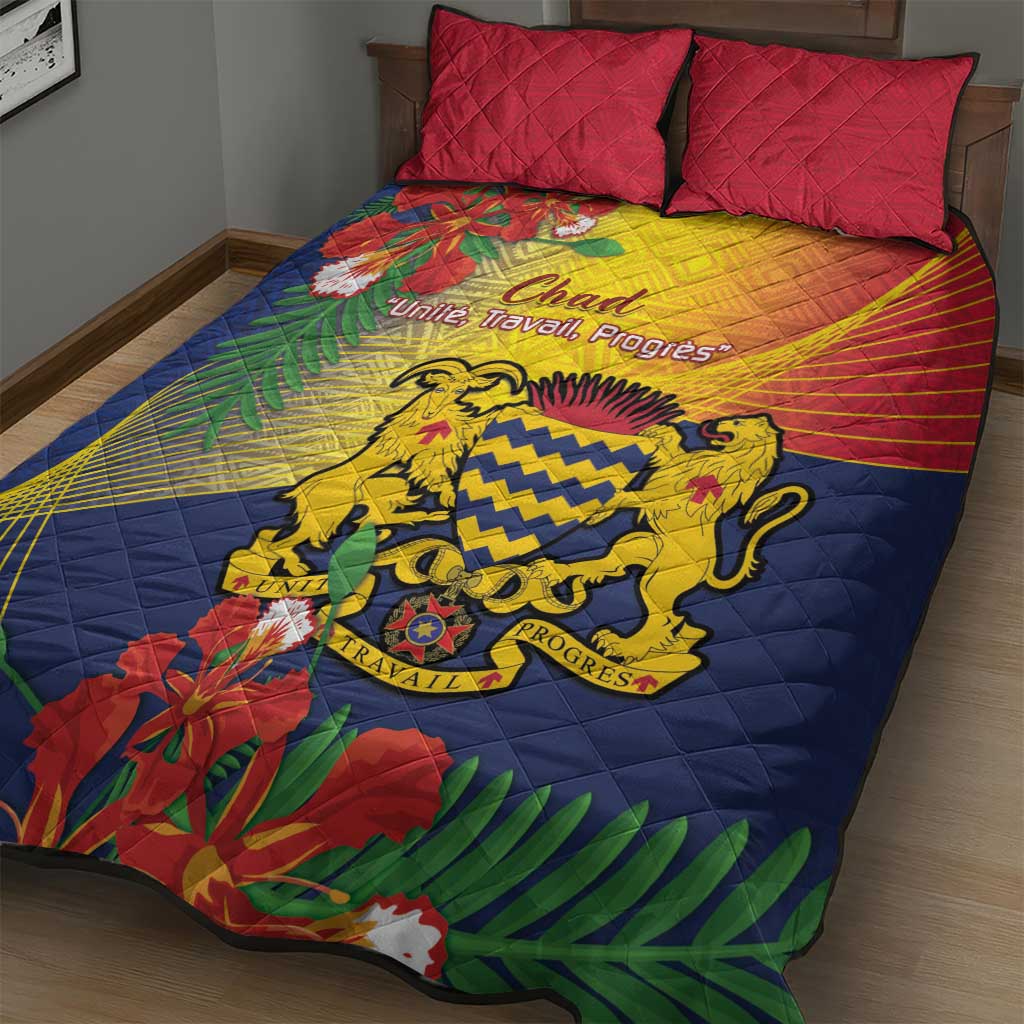 Chad Independence Day Quilt Bed Set Happy 64 Years Of Independence LT14
