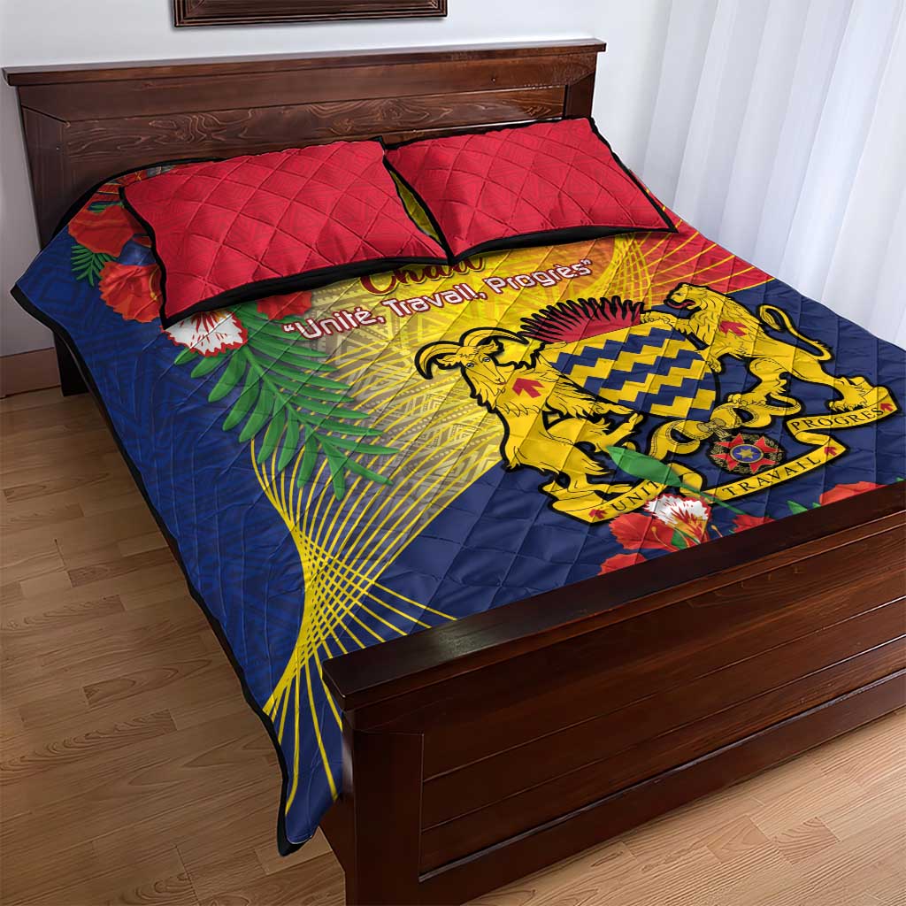 Chad Independence Day Quilt Bed Set Happy 64 Years Of Independence LT14