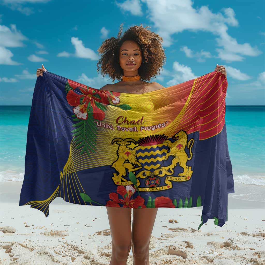 Chad Independence Day Sarong Happy 64 Years Of Independence LT14