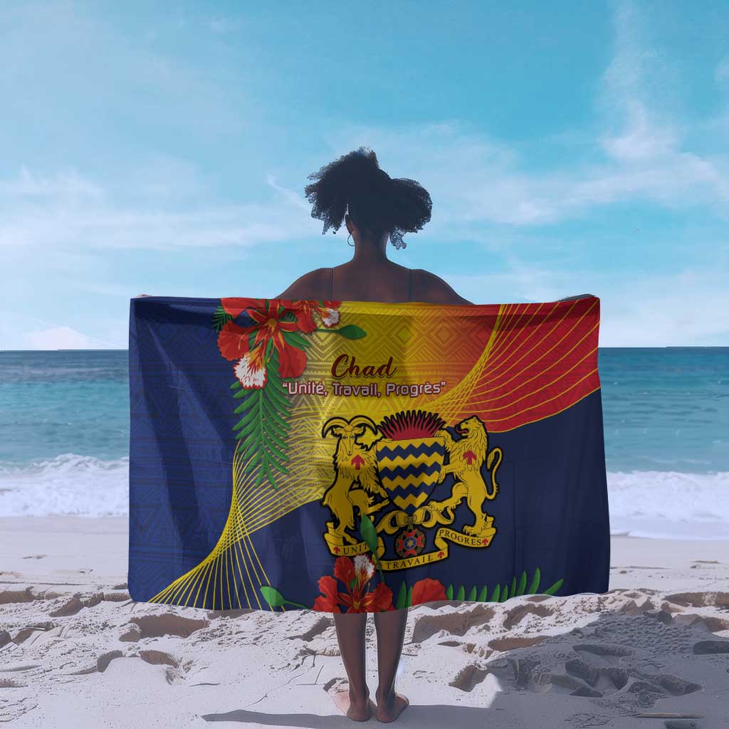 Chad Independence Day Sarong Happy 64 Years Of Independence LT14
