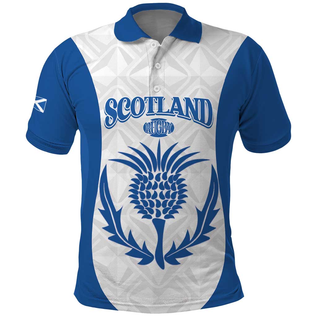 Scotland Rugby 2025 Custom Polo Shirt Come On Thistle LT14