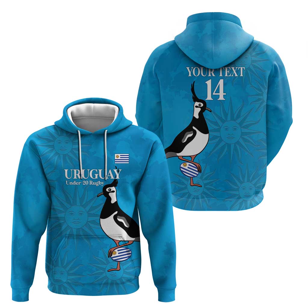 Custom Uruguay Rugby Hoodie 2024 Go Champions Southern Lapwing LT14