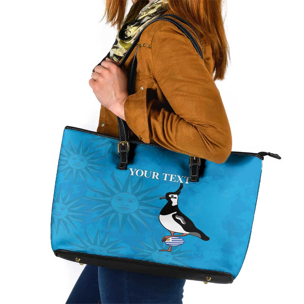 Custom Uruguay Rugby Leather Tote Bag 2024 Go Champions Southern Lapwing LT14