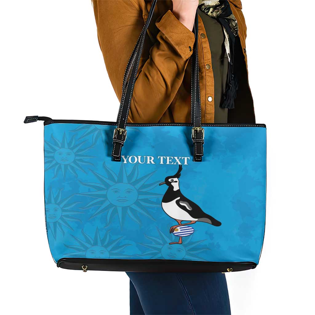 Custom Uruguay Rugby Leather Tote Bag 2024 Go Champions Southern Lapwing LT14