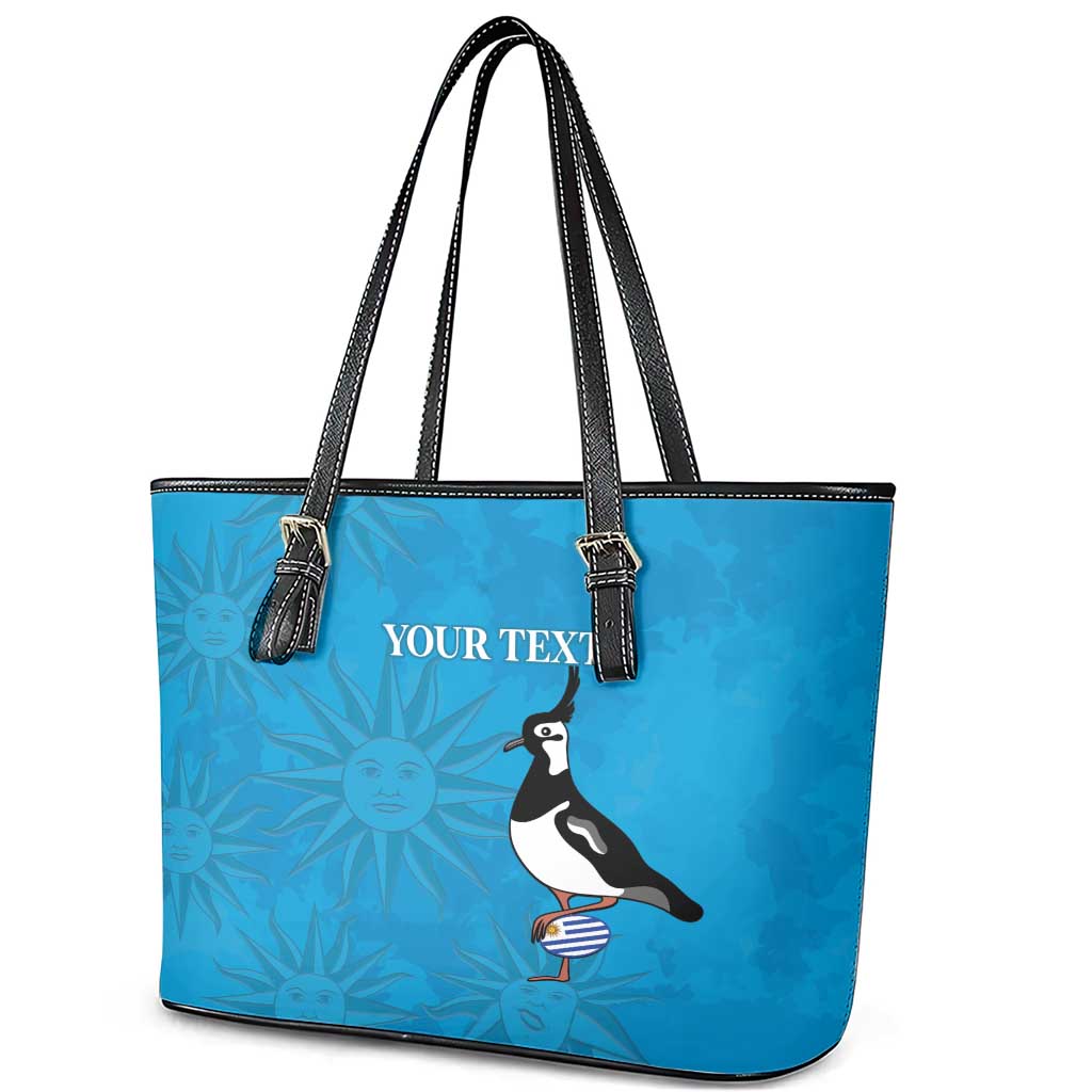 Custom Uruguay Rugby Leather Tote Bag 2024 Go Champions Southern Lapwing LT14