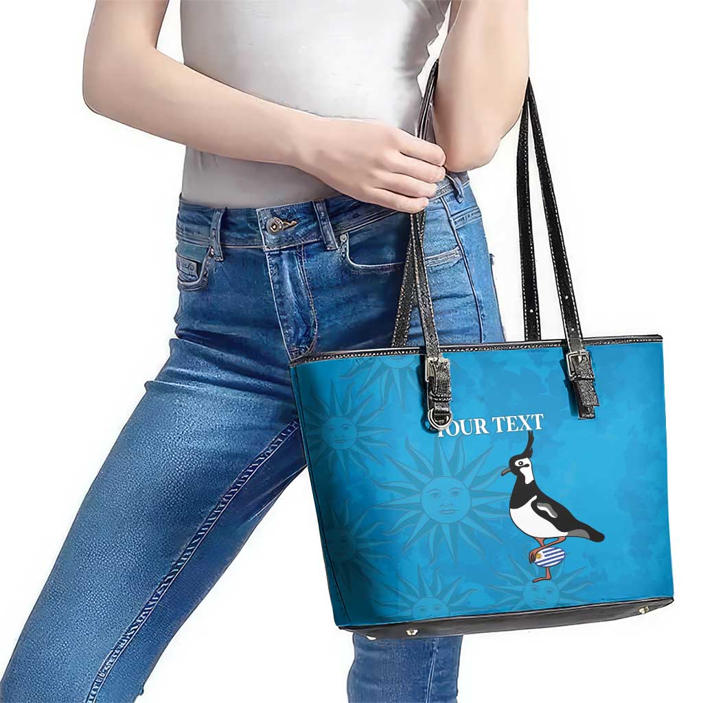 Custom Uruguay Rugby Leather Tote Bag 2024 Go Champions Southern Lapwing LT14