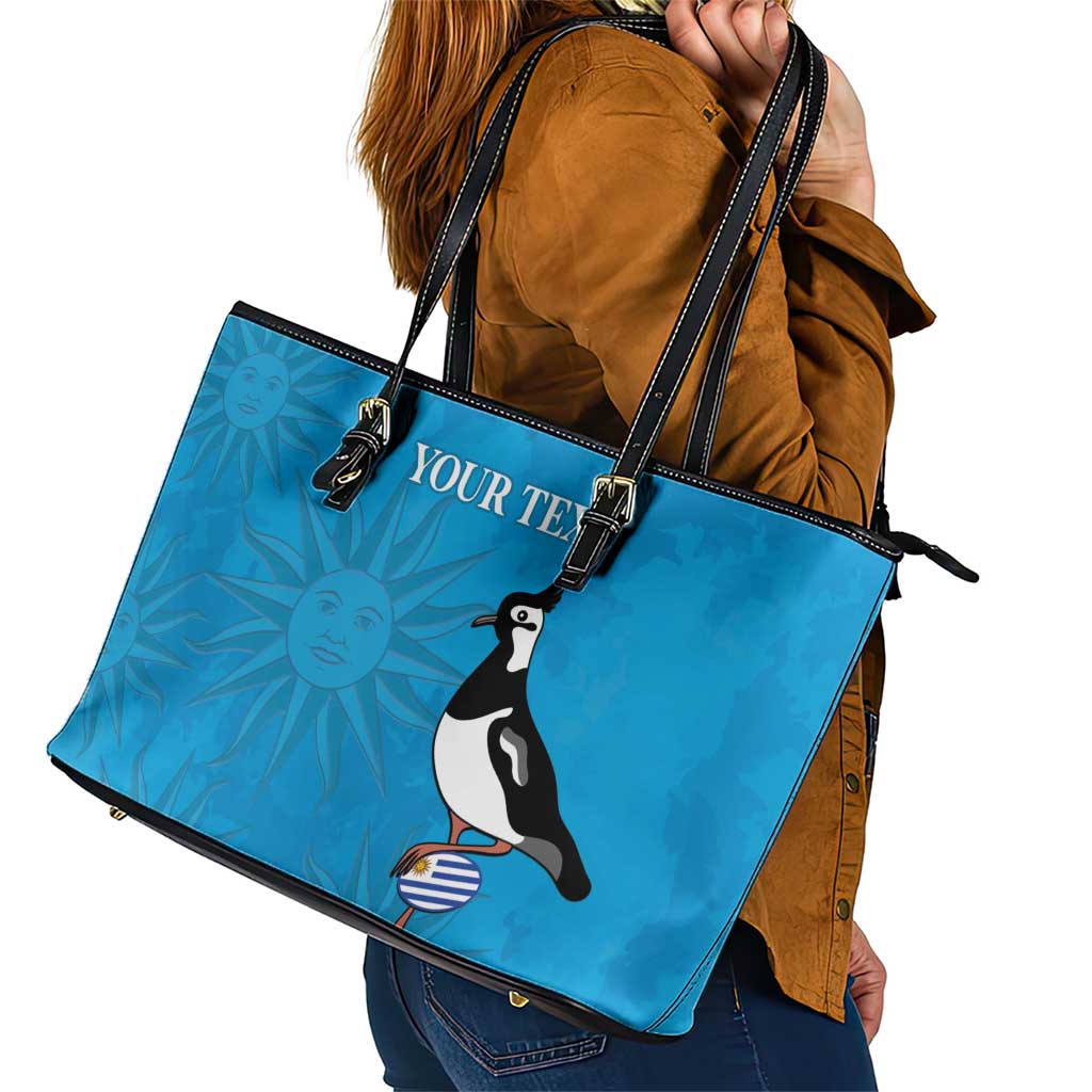 Custom Uruguay Rugby Leather Tote Bag 2024 Go Champions Southern Lapwing LT14