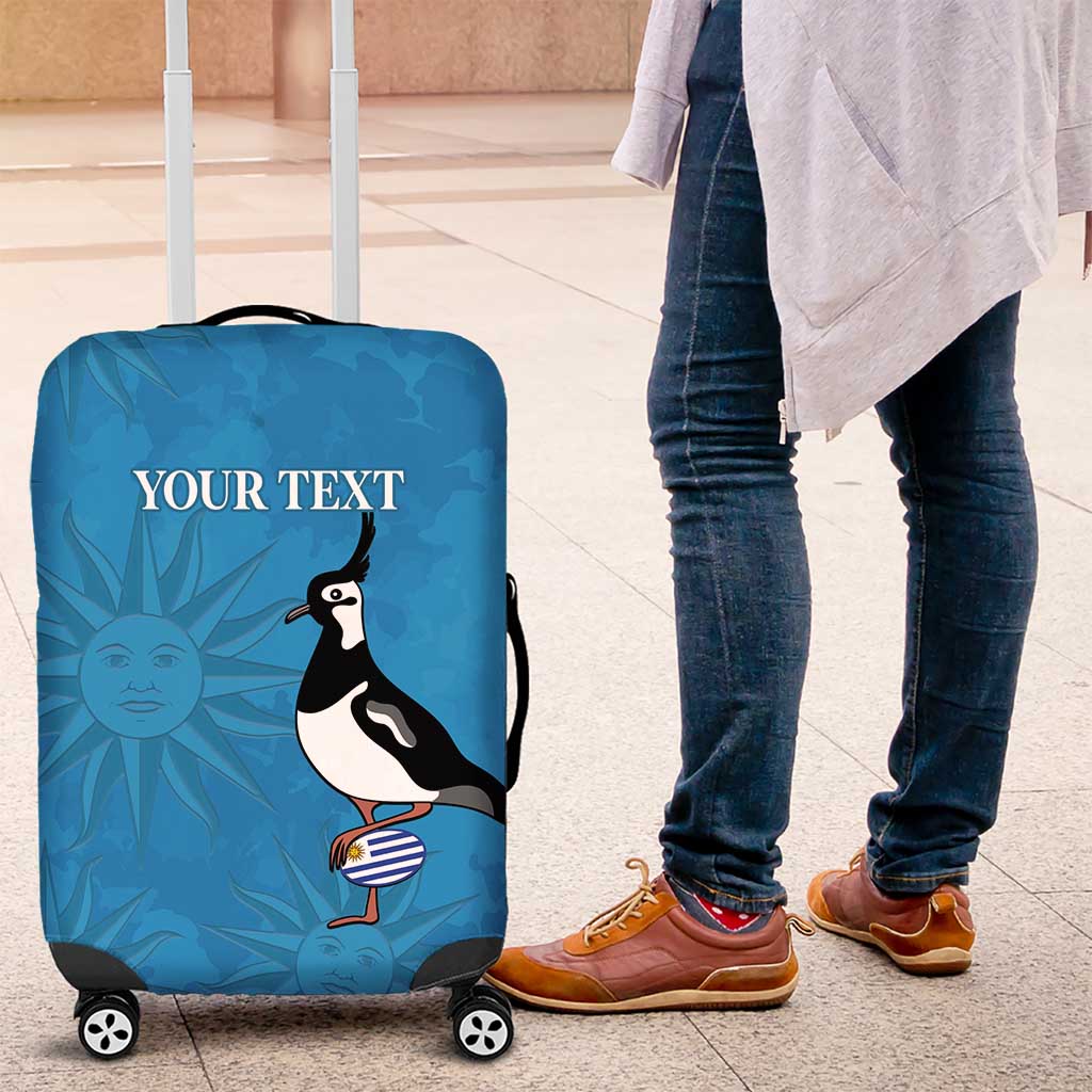 Custom Uruguay Rugby Luggage Cover 2024 Go Champions Southern Lapwing LT14