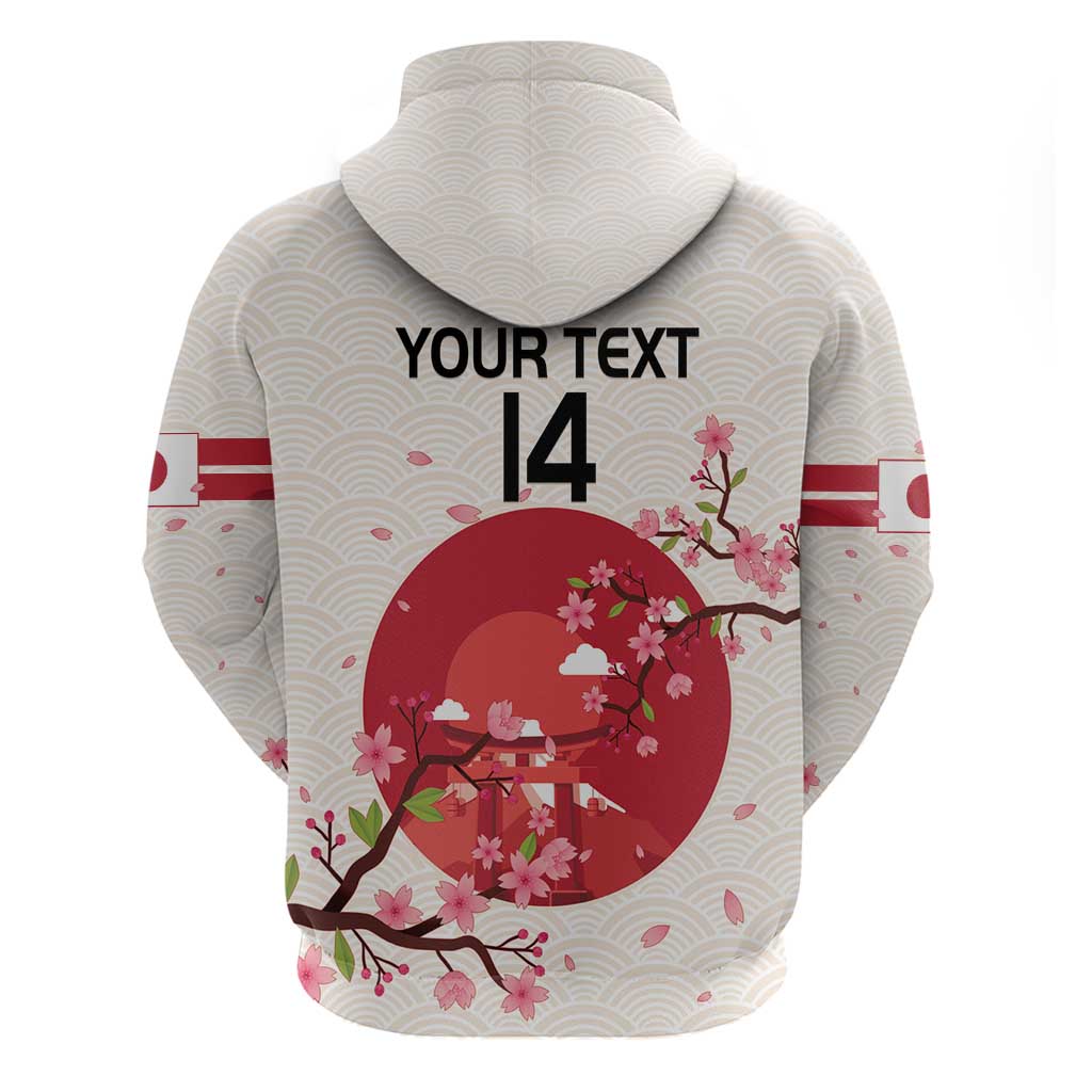Custom Japan Rugby Hoodie 2024 Go Champions Cherry Blossoms LT14