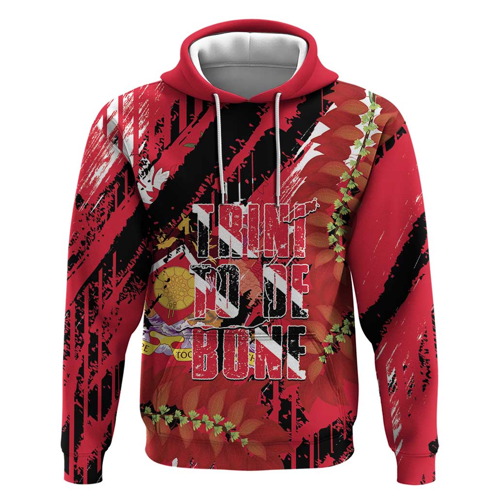 Trini To De Bone Hoodie Proud To Be Trinidad and Tobago LT14