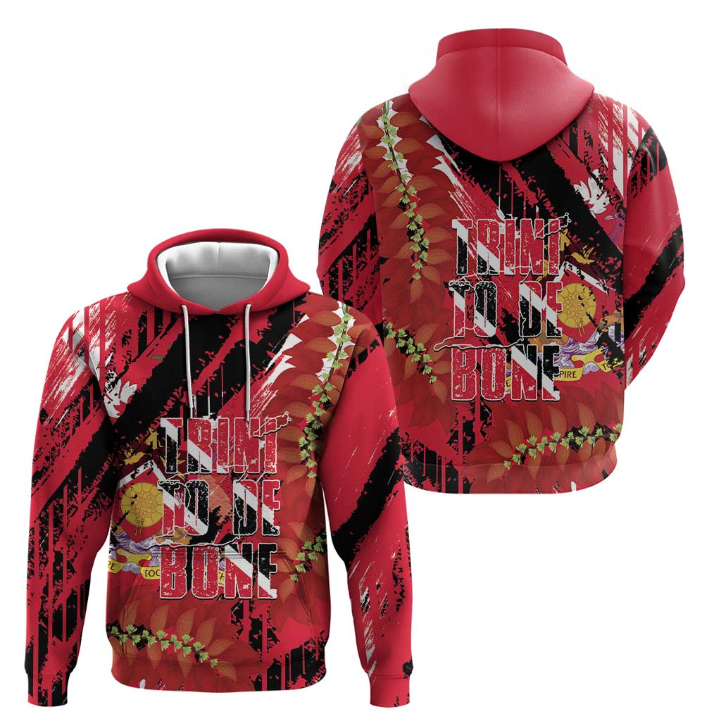 Trini To De Bone Hoodie Proud To Be Trinidad and Tobago LT14