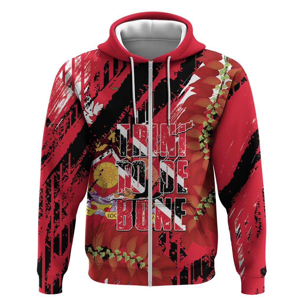 Trini To De Bone Hoodie Proud To Be Trinidad and Tobago LT14