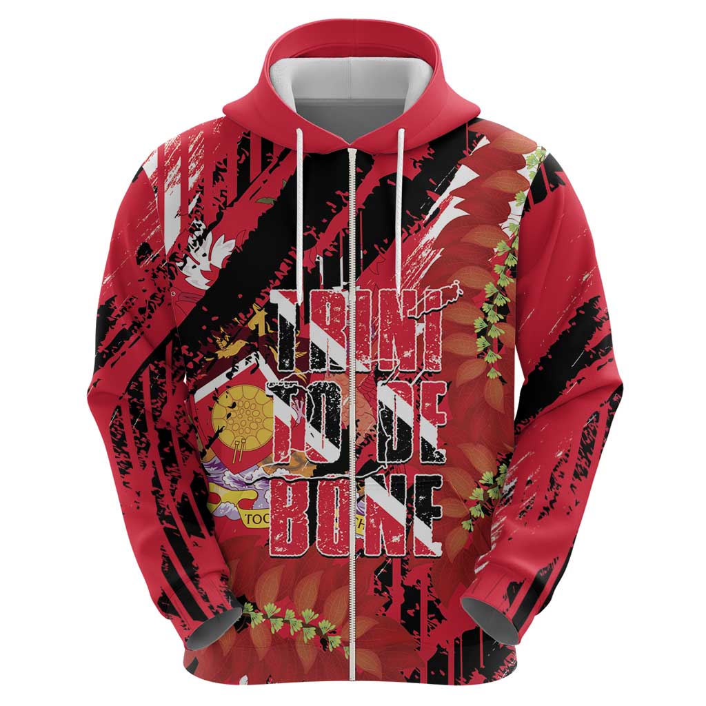Trini To De Bone Hoodie Proud To Be Trinidad and Tobago LT14