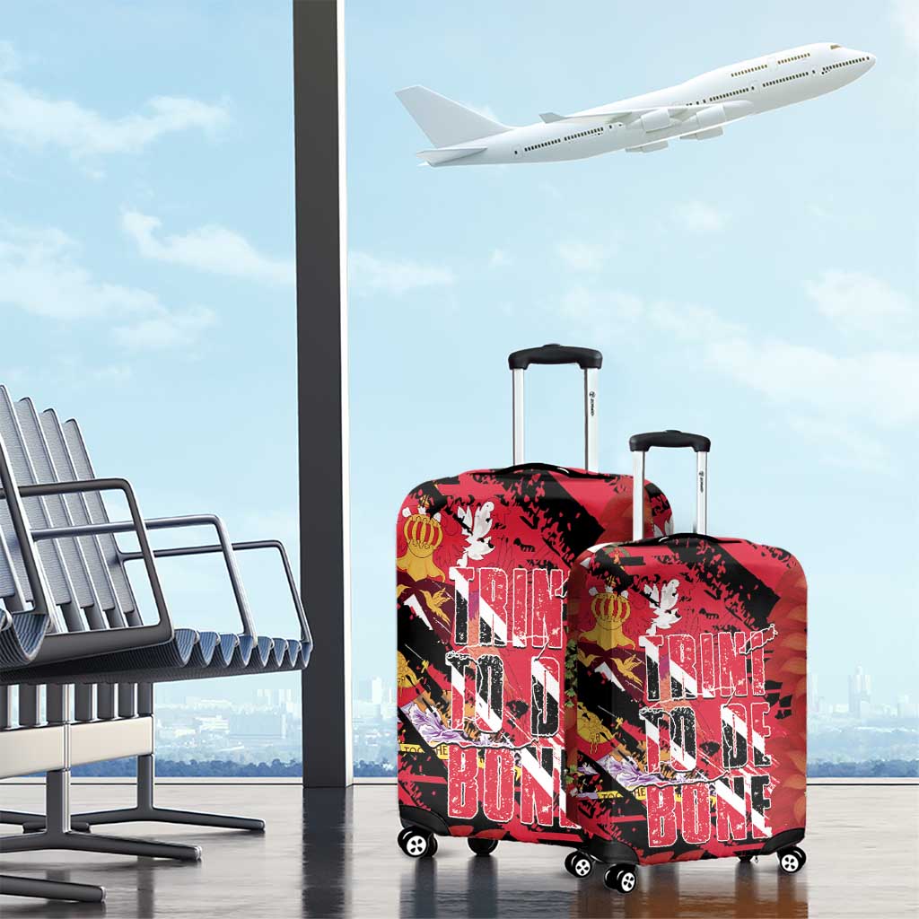 Trini To De Bone Luggage Cover Proud To Be Trinidad and Tobago LT14