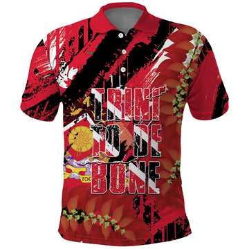 Trini To De Bone Polo Shirt Proud To Be Trinidad and Tobago LT14