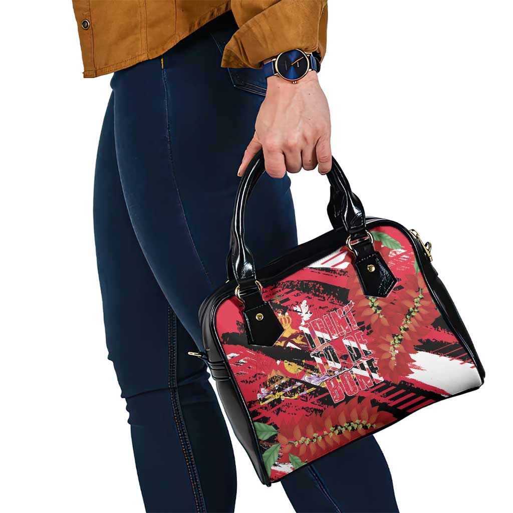 Trini To De Bone Shoulder Handbag Proud To Be Trinidad and Tobago LT14