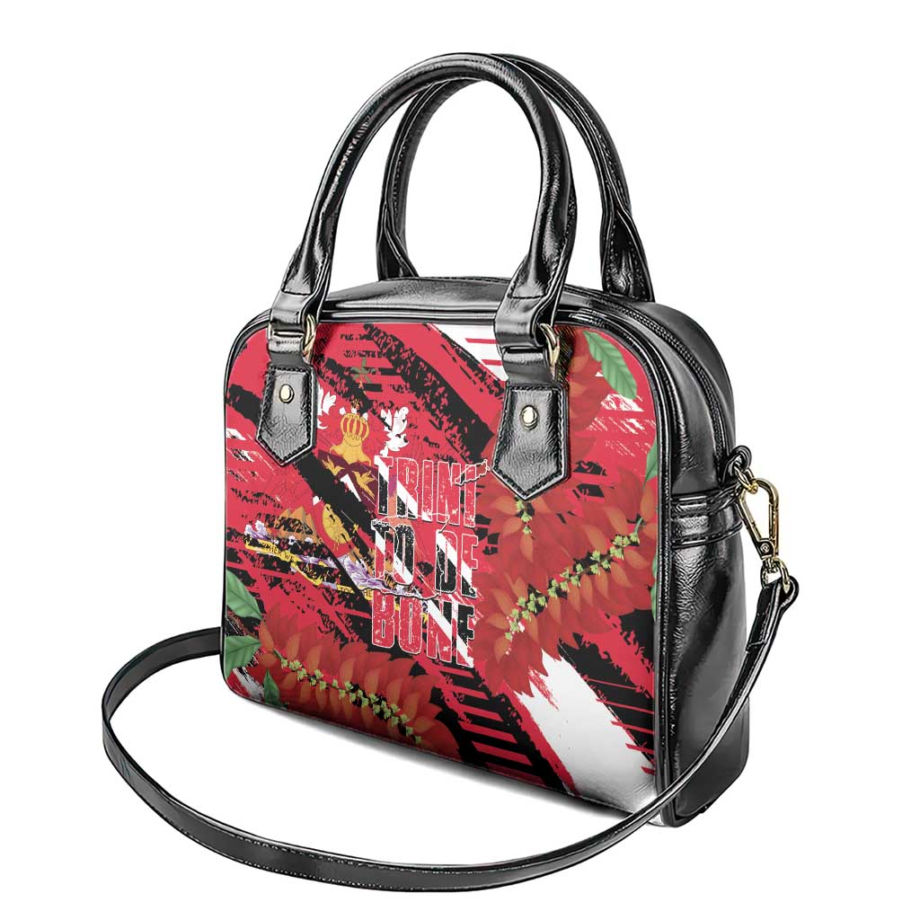 Trini To De Bone Shoulder Handbag Proud To Be Trinidad and Tobago LT14