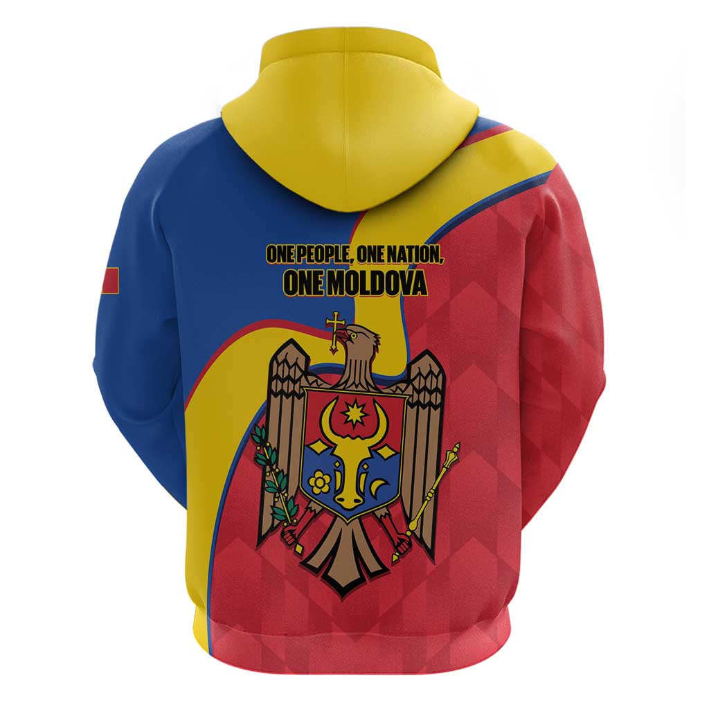 Moldova Independence Day Hoodie August 27 One People One Nation LT14