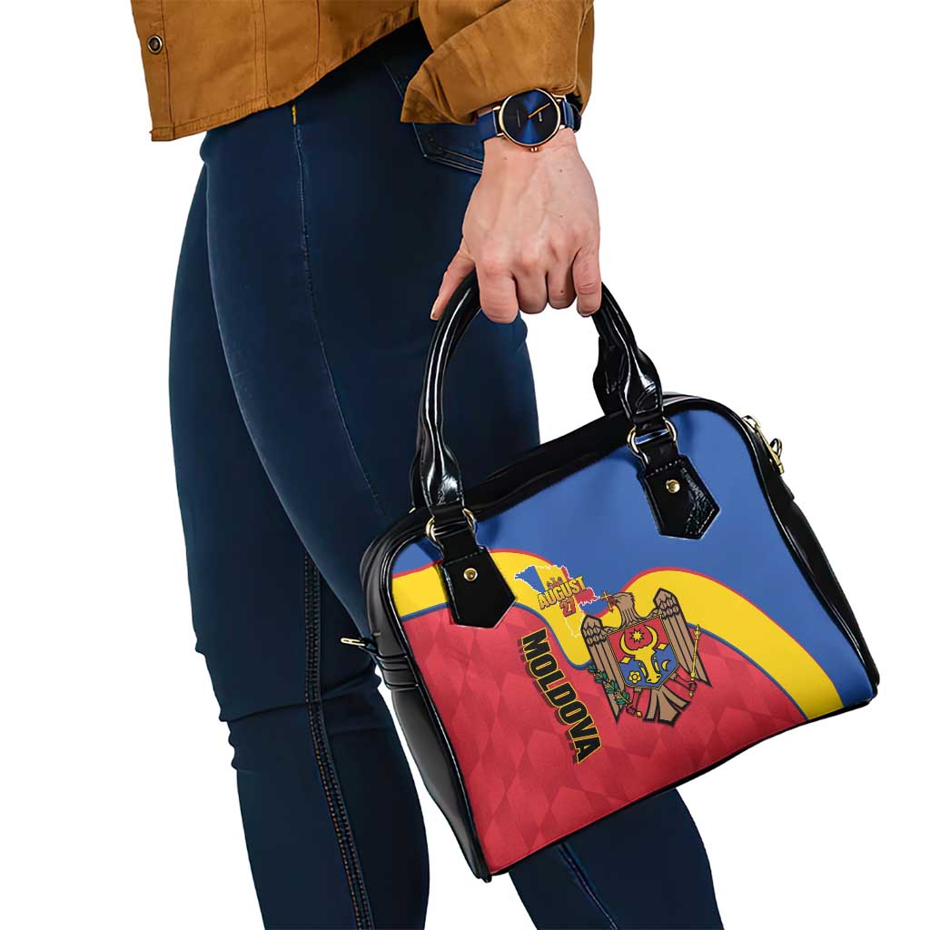 Moldova Independence Day Shoulder Handbag August 27 One People One Nation LT14