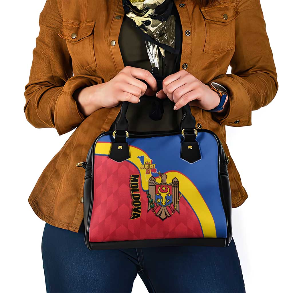 Moldova Independence Day Shoulder Handbag August 27 One People One Nation LT14