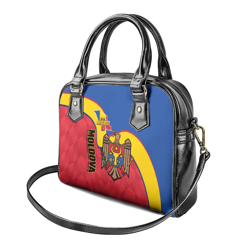 Moldova Independence Day Shoulder Handbag August 27 One People One Nation LT14