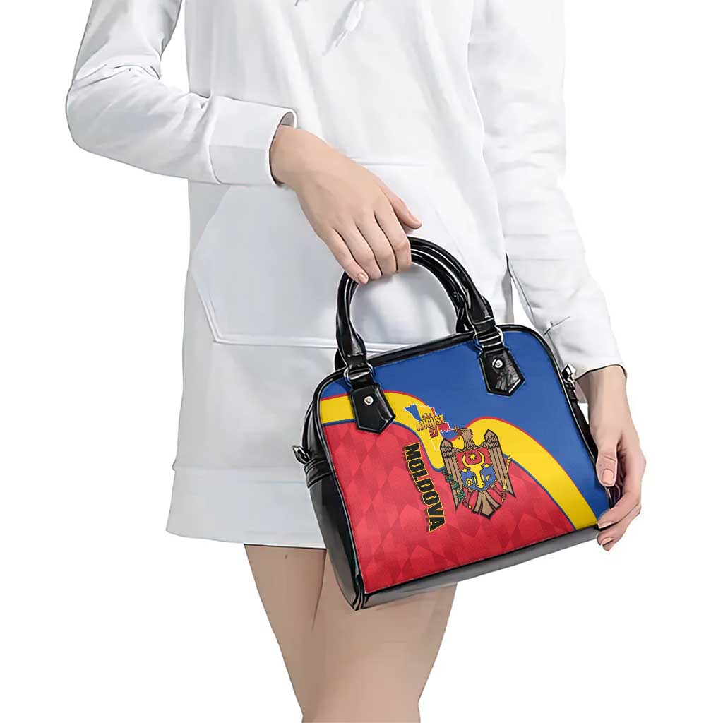 Moldova Independence Day Shoulder Handbag August 27 One People One Nation LT14