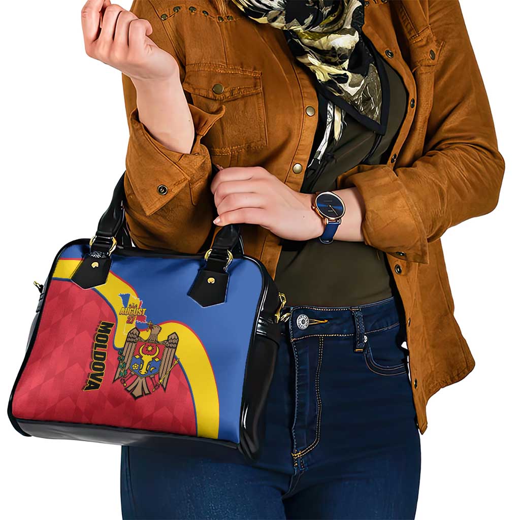 Moldova Independence Day Shoulder Handbag August 27 One People One Nation LT14
